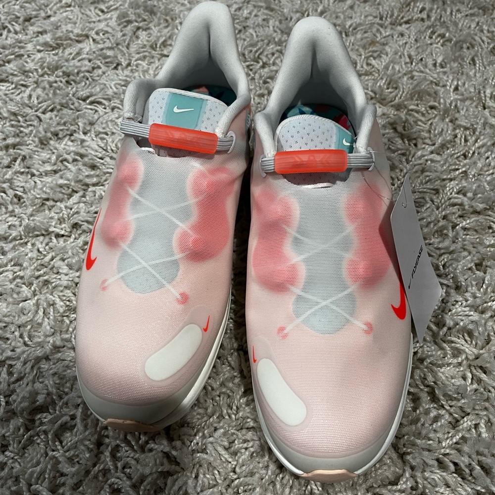 Nike React Ace Tour Flyease Golf Shoes Sail Mango